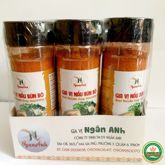 Gia vị nấu bún bò