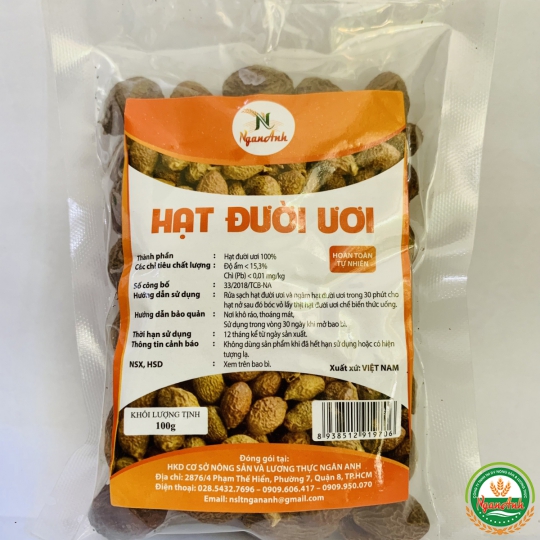 Hạt đười ươi 100g
